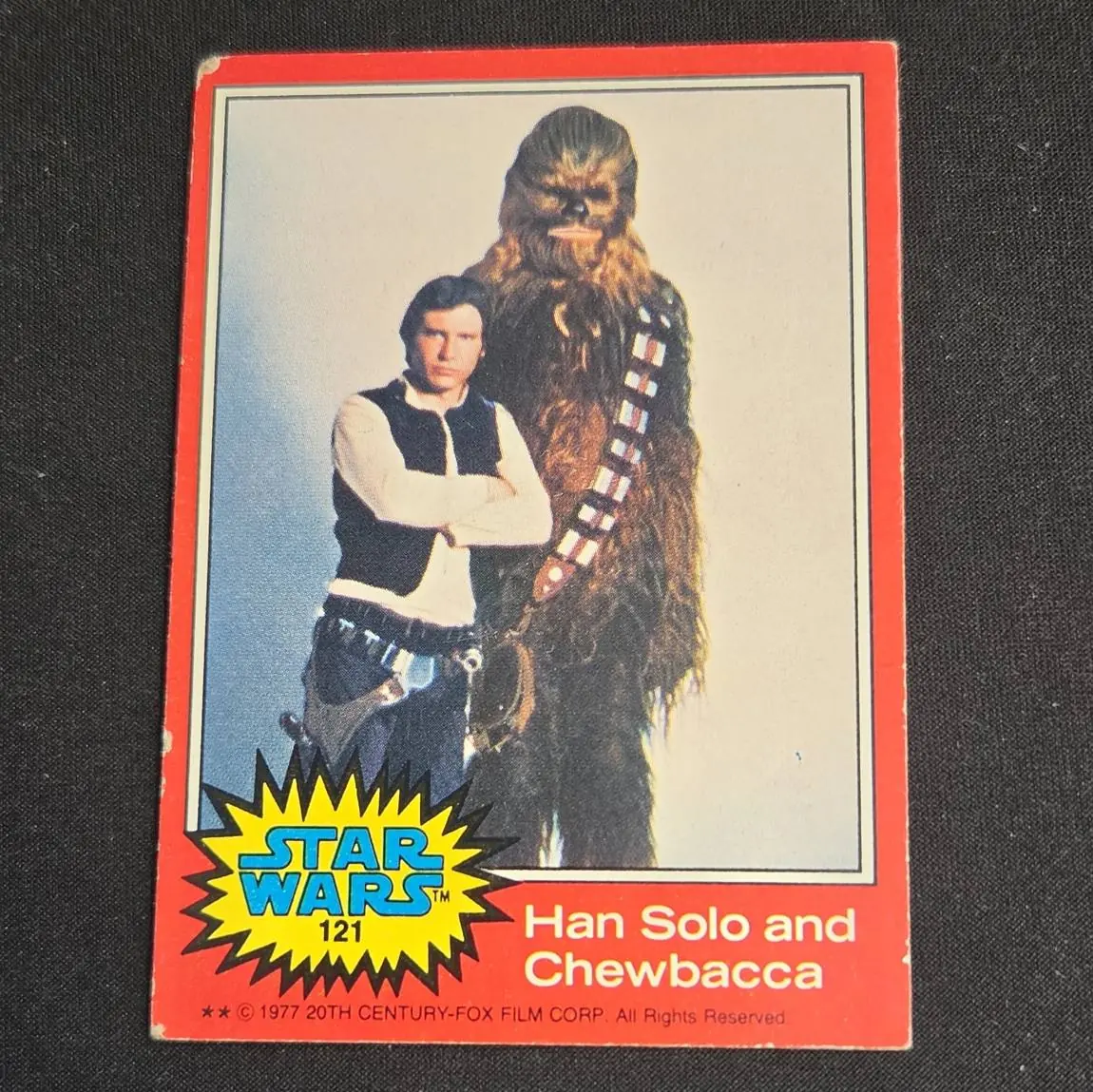 1977 Topps Star Wars #121 Han Solo and Chewbacca