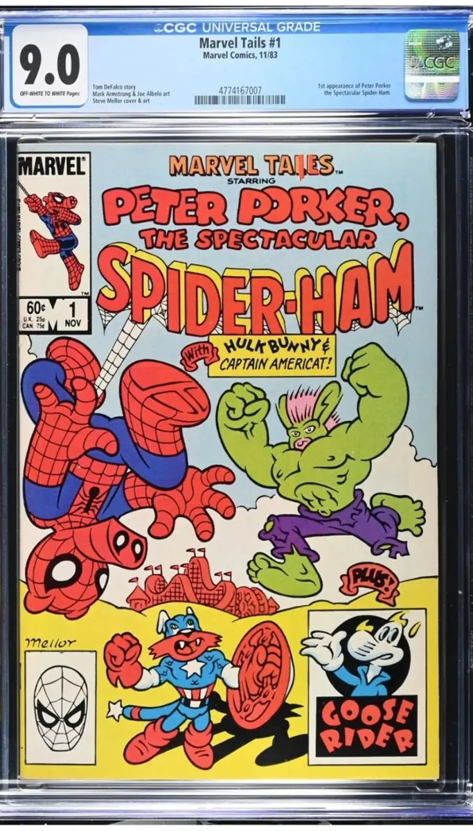 CGC 9.0 graded Marvel Tails #1