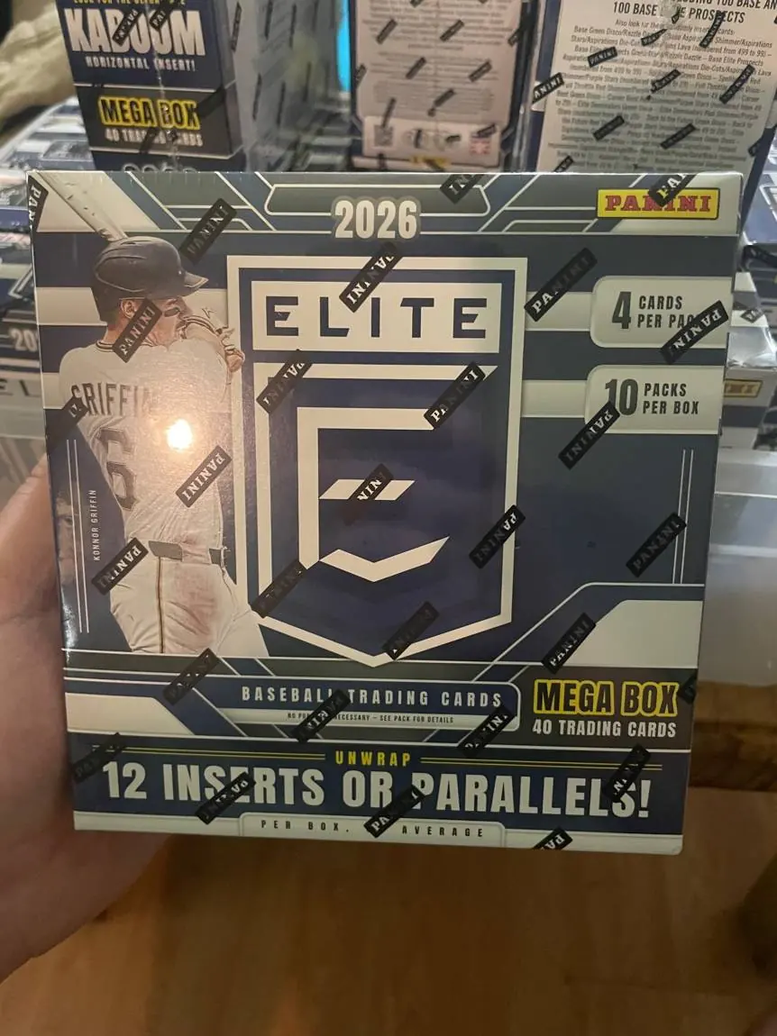 Sealed 2026 Panini Elite baseball mega box